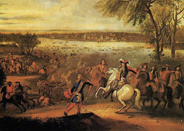 Louis XIV of France at the Rhine